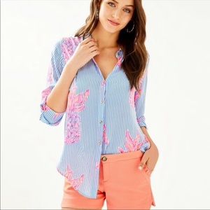 Lilly Pulitzer Seaview Button Down
